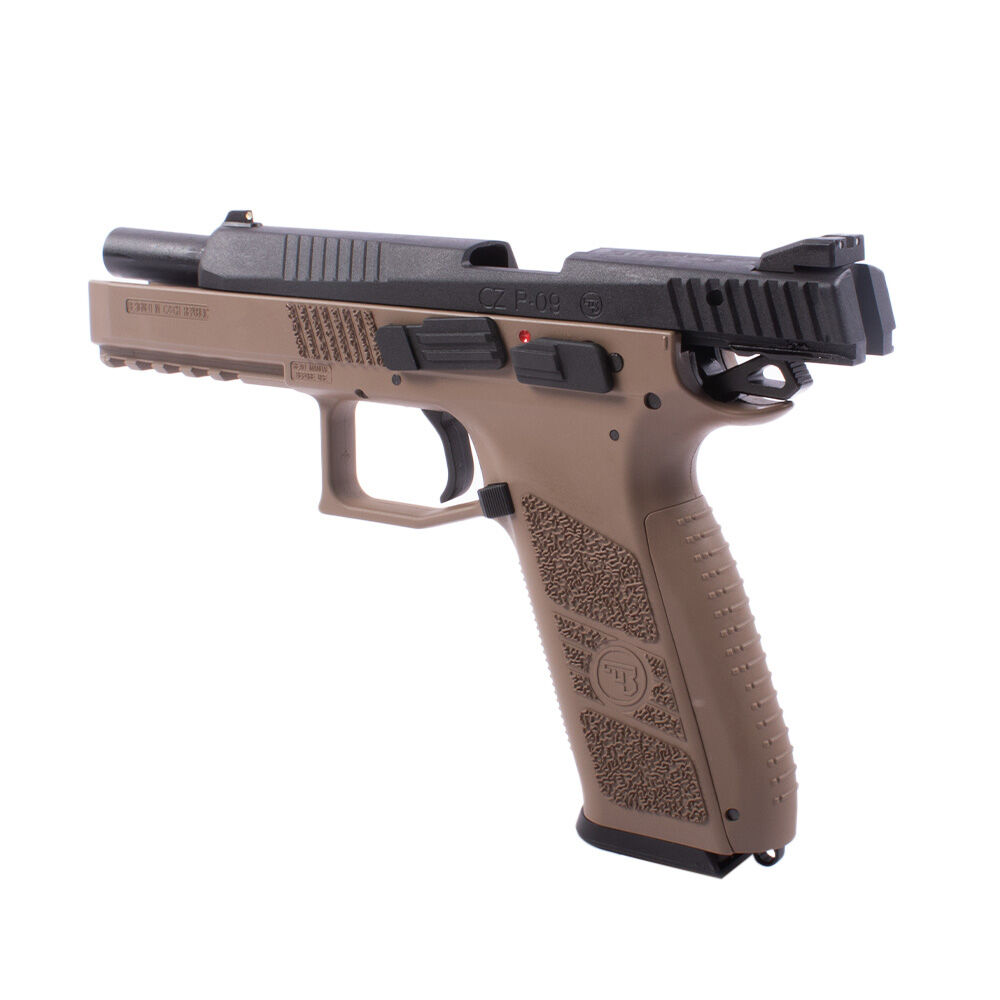 ASG CZ P-09 Airsoft Gas GBB Pistole ab18 - TAN Bild 5