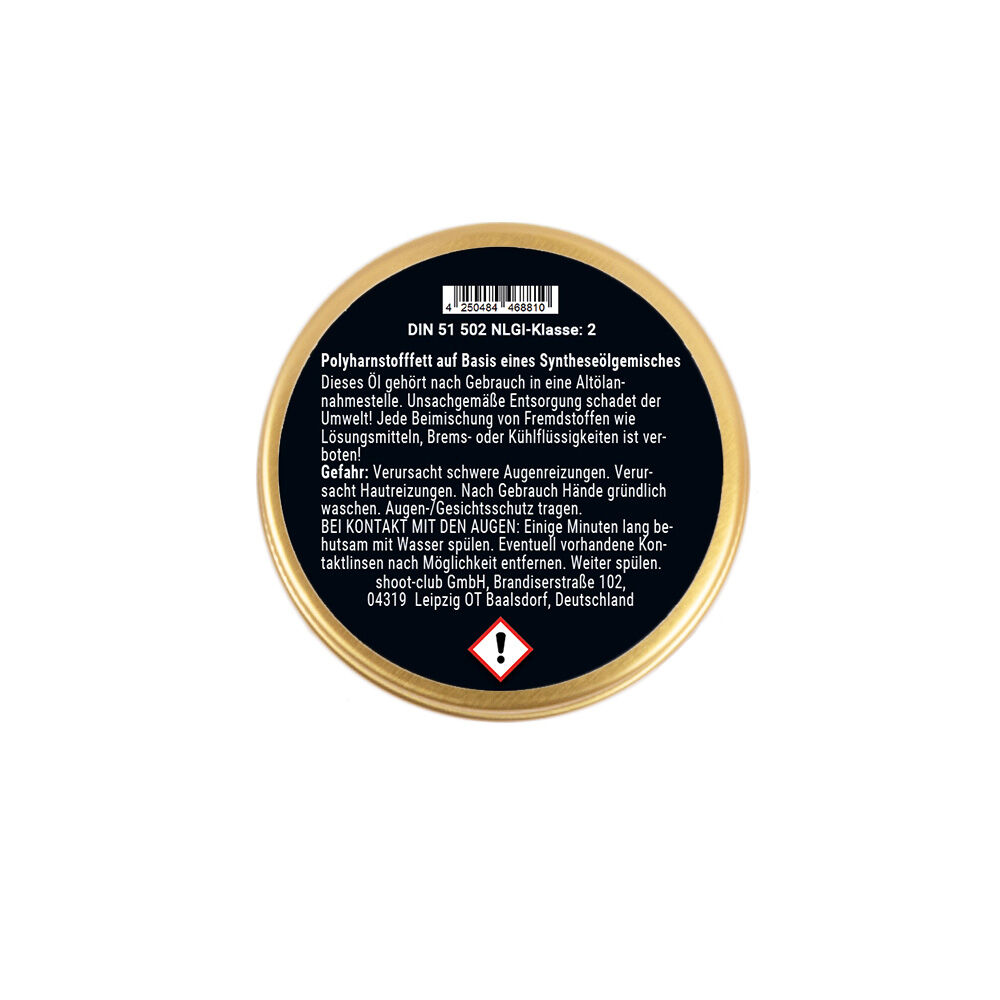 shoXx. Premium Waffenfett Feingold 30 ml - Schraubdose Bild 2