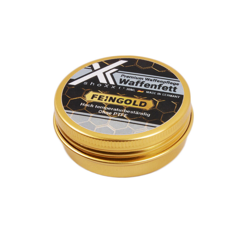 shoXx. Premium Waffenfett Feingold 30 ml - Schraubdose Bild 3