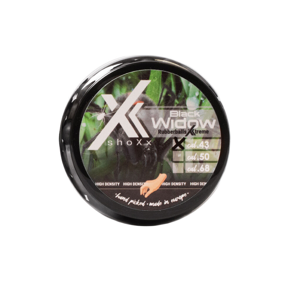shoXx Black Widow Rubberballs Xtreme cal. 43 - Packungsinhalt 300 Stck Bild 2