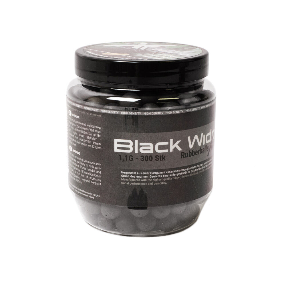 shoXx Black Widow Rubberballs Xtreme cal. 43 - Packungsinhalt 300 Stck Bild 3