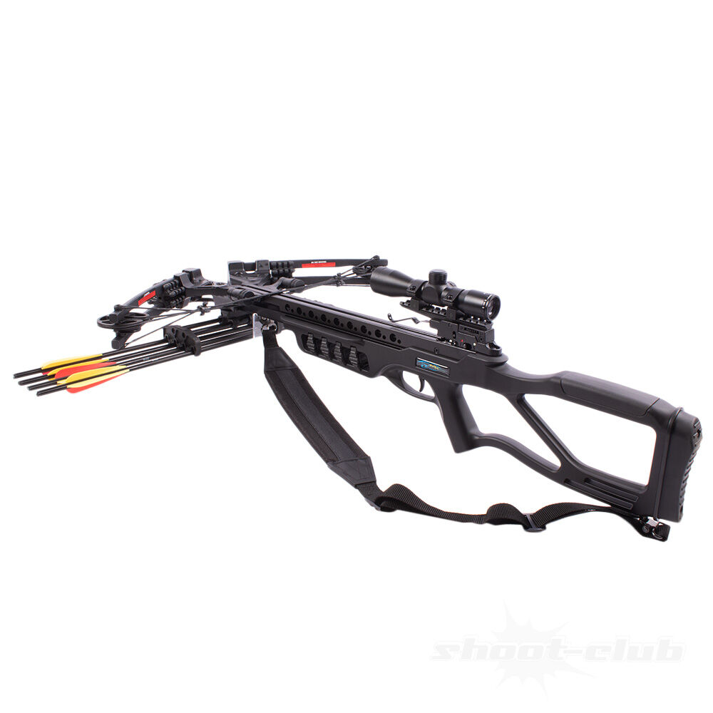 Man Kung XB86 Fighter 185 lbs schwarz - Compound Armbrust  Set Bild 4