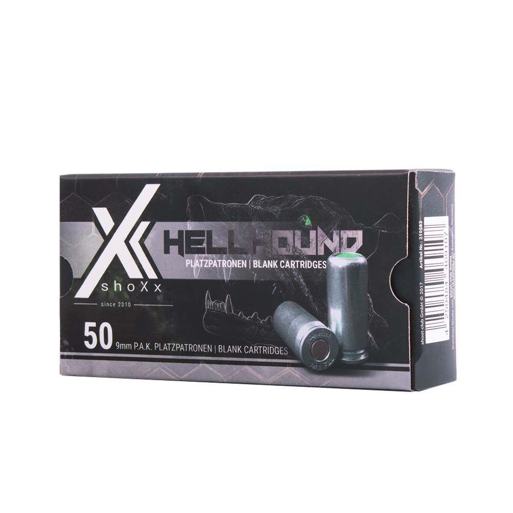 shoXx Hellhound Platzpatronen 9mm P.A.K 50 Stck Bild 4