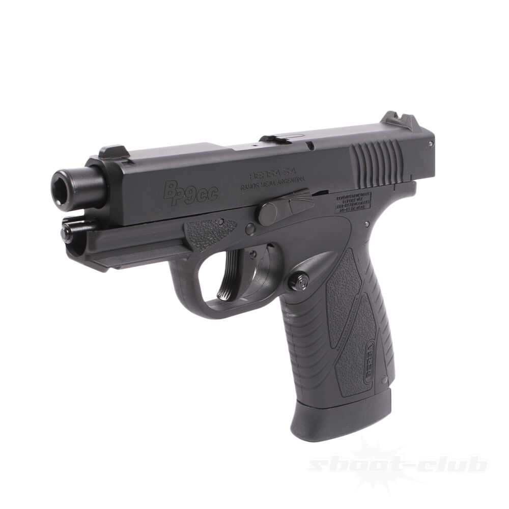ASG Bersa BP9CC Aisoftpistole Co2 Blowback 6mm BB Schwarz Bild 4