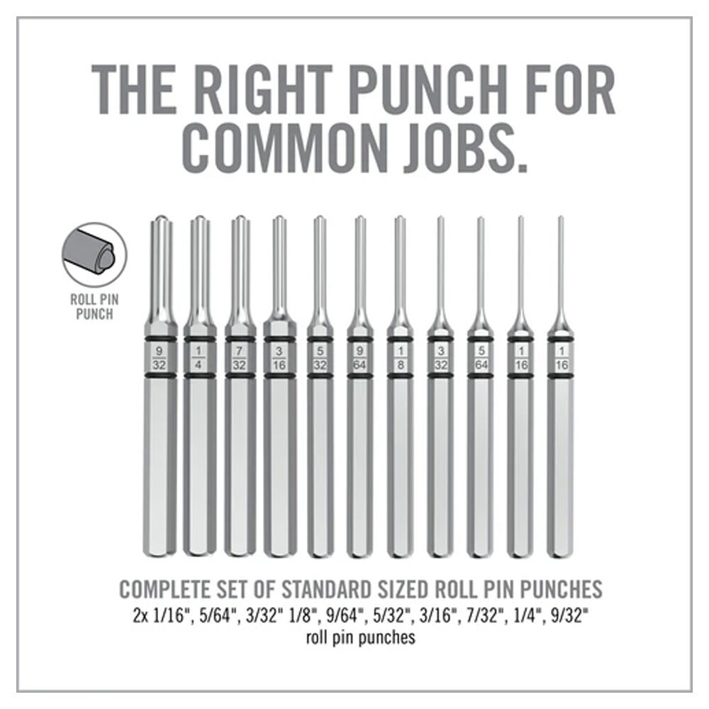Real Avid Accu-Punch 11-teiliges Roll Pin Punch Set Bild 2