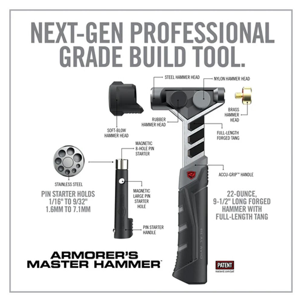 Real Avid Armorer's Master Hammer Accu-Punch Standard Pin Punch Set Bild 2