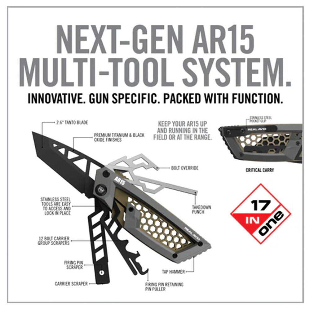 Real Avid Gun Tool Edge AR15 Multifunktionstool Bild 3
