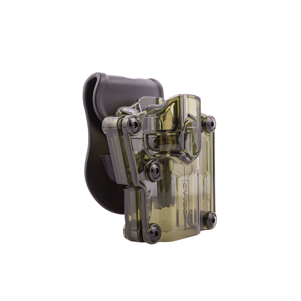 Cytac Mega-Fit Universalholster Transparent Gr�n mit schwarzem Paddle Bild 2