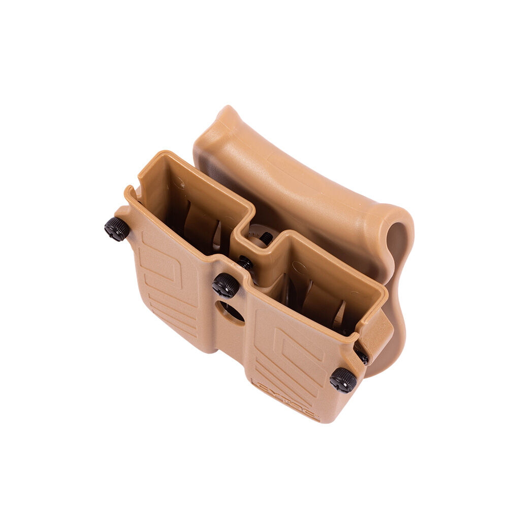 Cytac Universal Double Mag Pouch 9mm, .40, .45 Khaki Bild 5