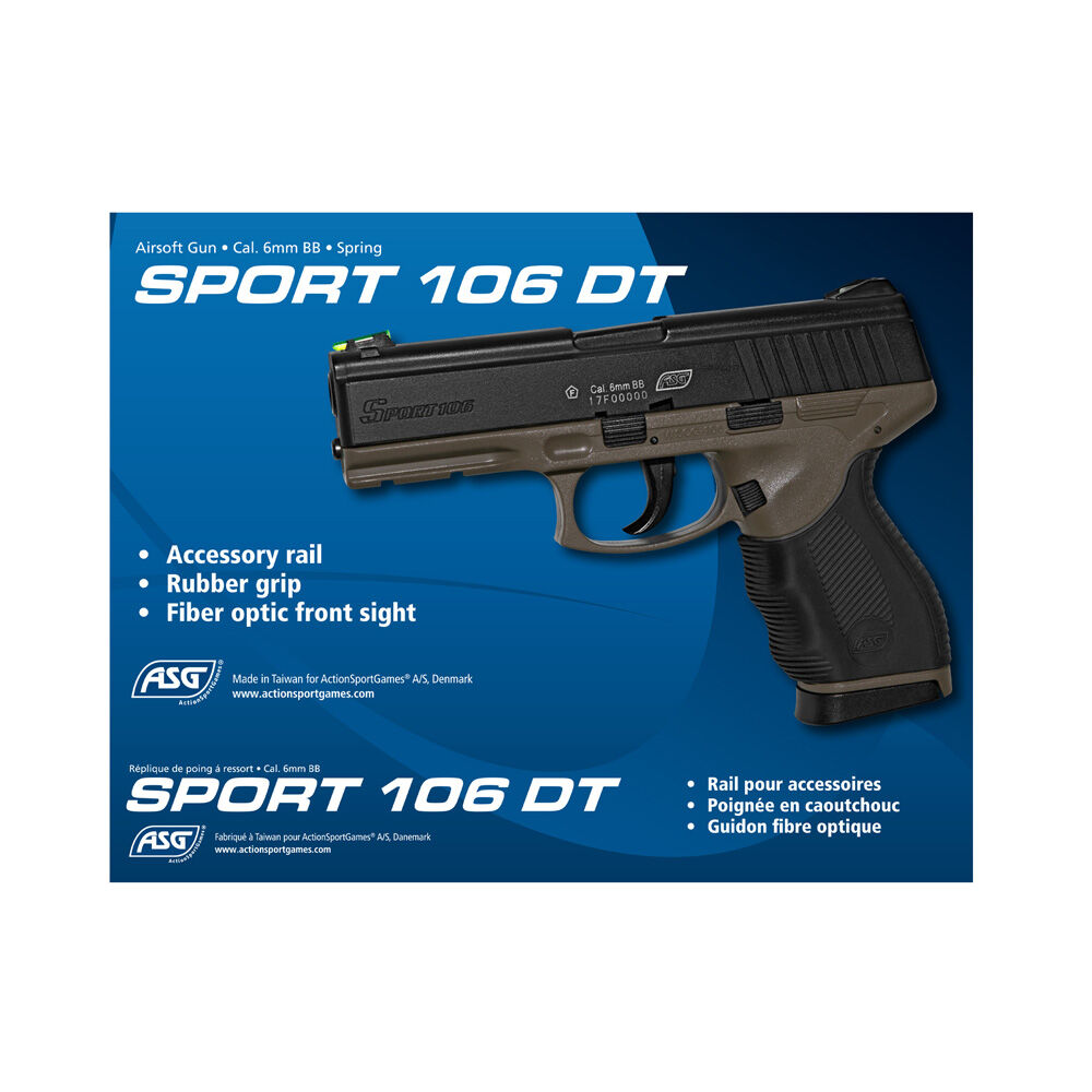 ASG Sport 106 DT Airsoftpistole Federdruck 6mm BB Dual Tone Bild 2
