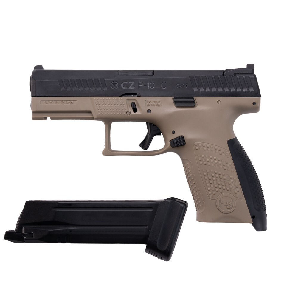 ASG CZ P-10C Co2 Pistole CBB Metalslide 6mm BB Dual Tone Bild 3