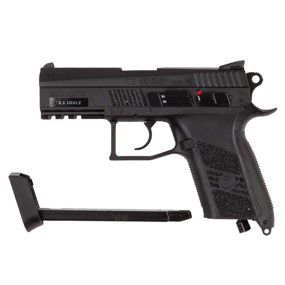 ASG CZ 75 P-07 Duty CO2 Pistole 4,5mm BB Schwarz Bild 3