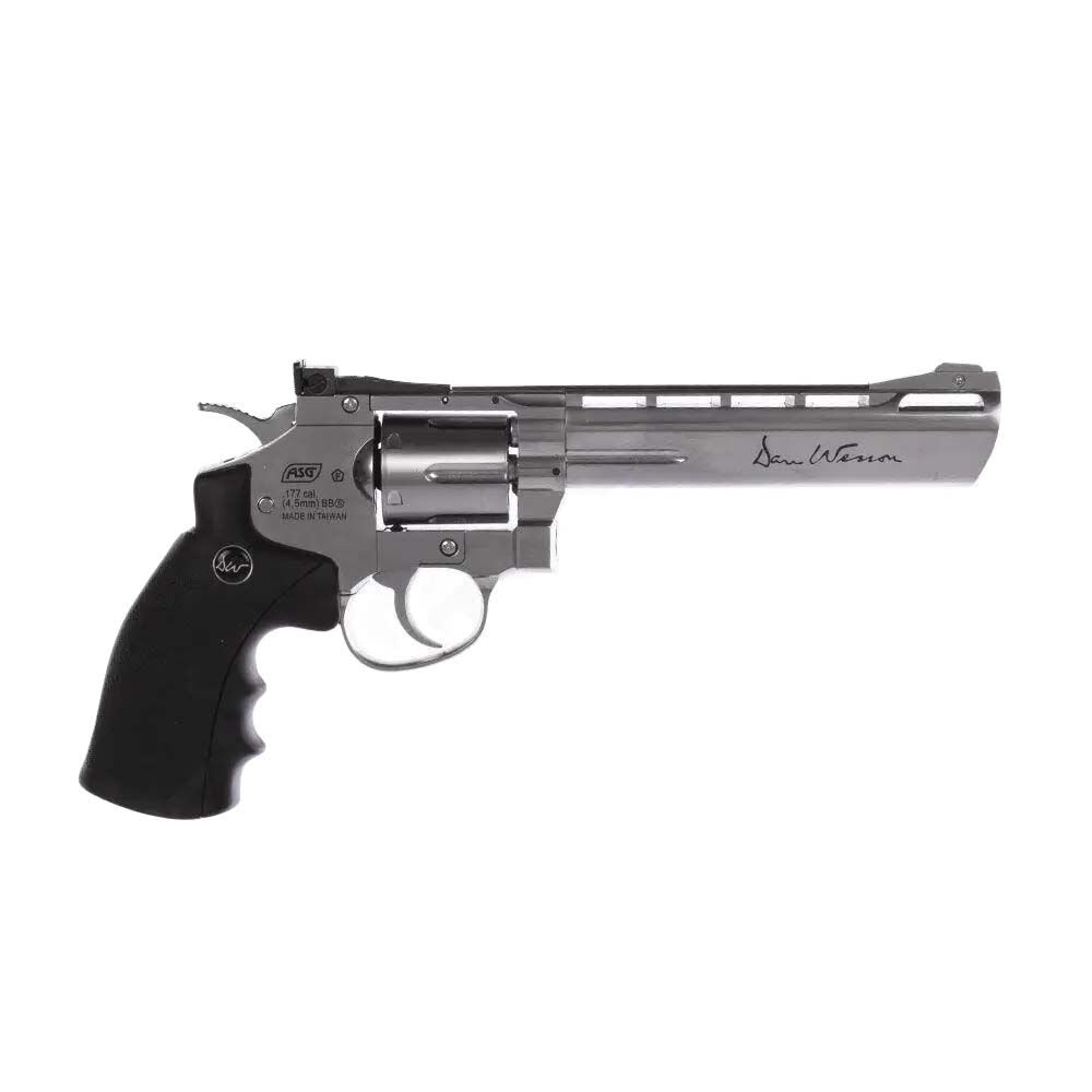 ASG Dan Wesson 6 Zoll CO2 Revolver 4,5mm BB Silver Bild 2