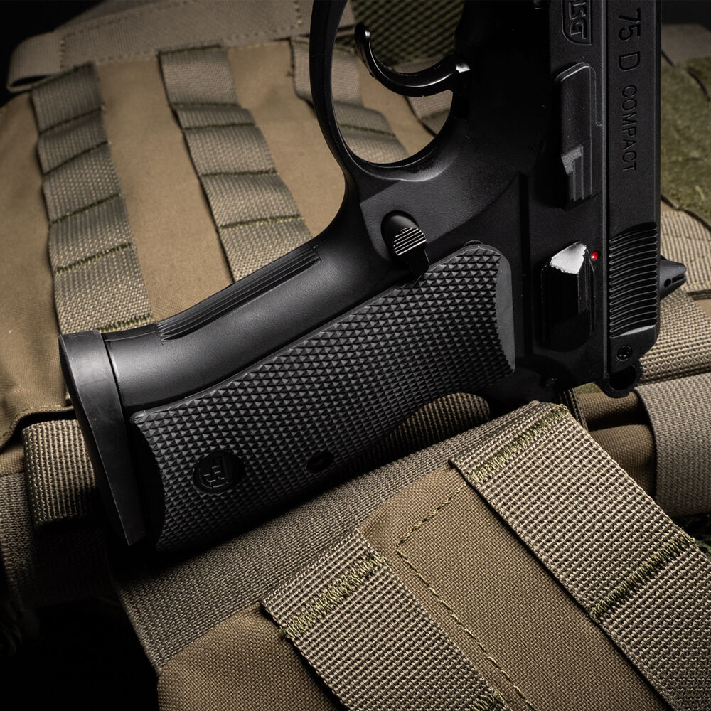 ASG CZ 75D Compact Airsoft Pistole Federdruck 6mm BB Schwarz Bild 5
