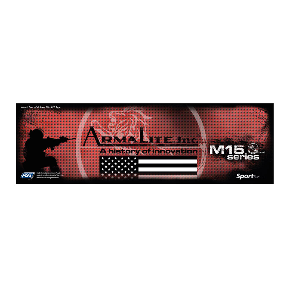 ASG Armalite M15 Light Tactical Carbine Airsoft Gewehr S-AEG 6mm BB Schwarz Bild 2