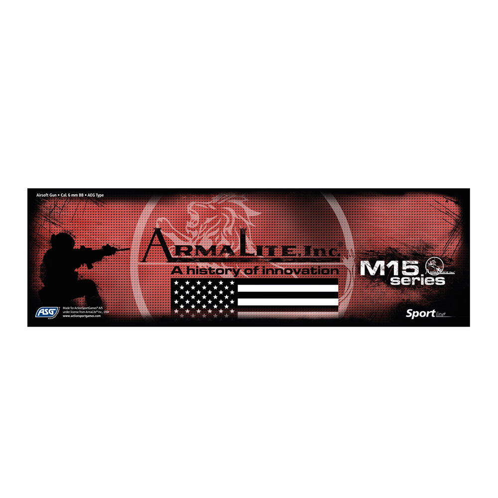 ASG Armalite M15 Assault Airsoft Gewehr S-AEG 6mm BB TAN Bild 2