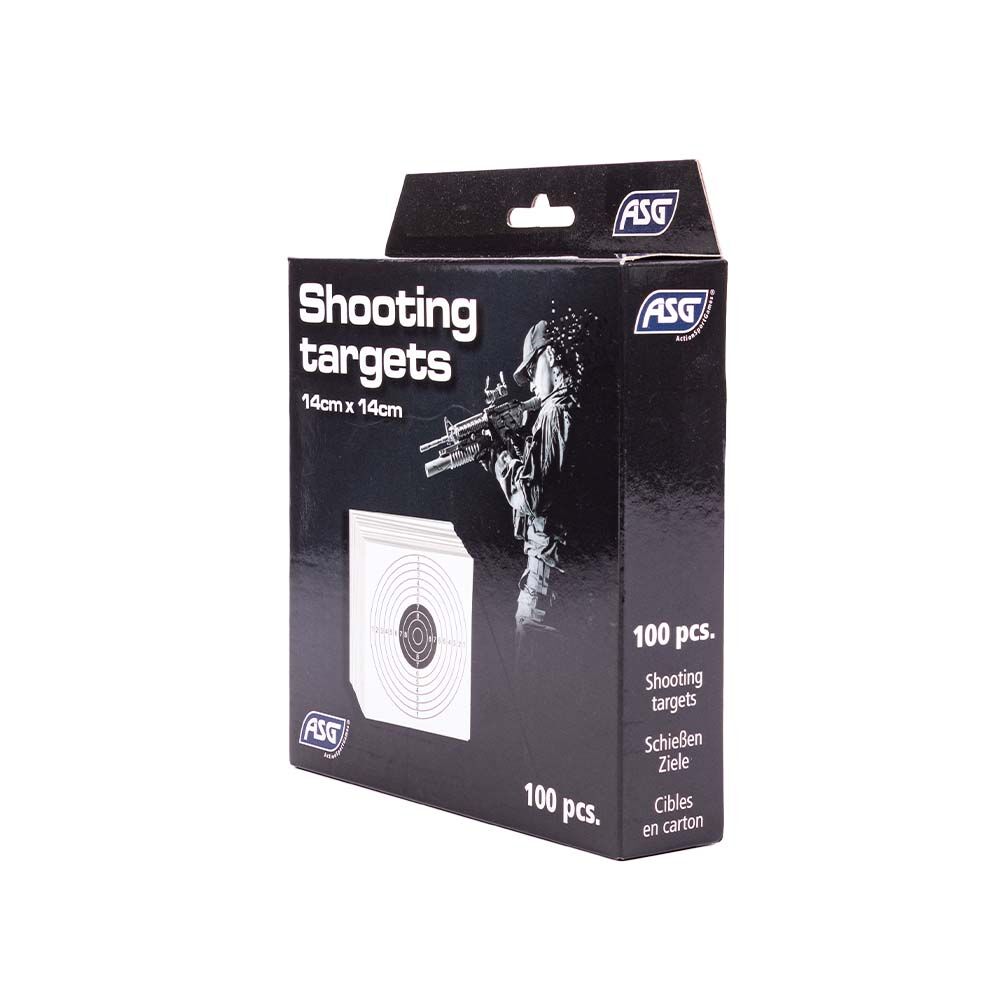 ASG Shooting Target Zielscheiben 14 cm x 14 cm 100 Stk Bild 3