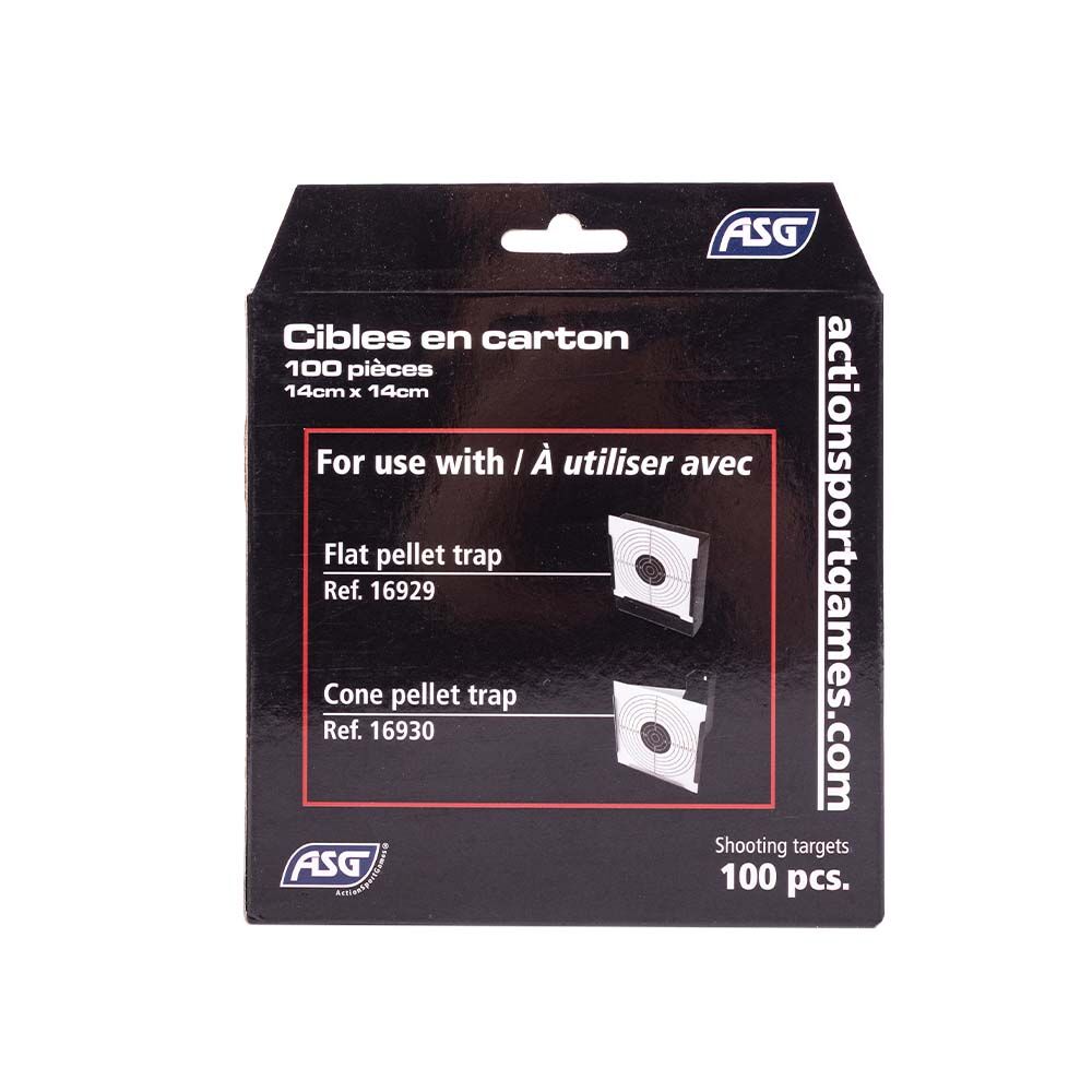 ASG Shooting Target Zielscheiben 14 cm x 14 cm 100 Stk Bild 4