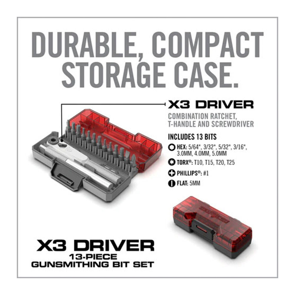 Real Avid X3T Driver 13-Piece Gunsmithing Bit Set Bild 3