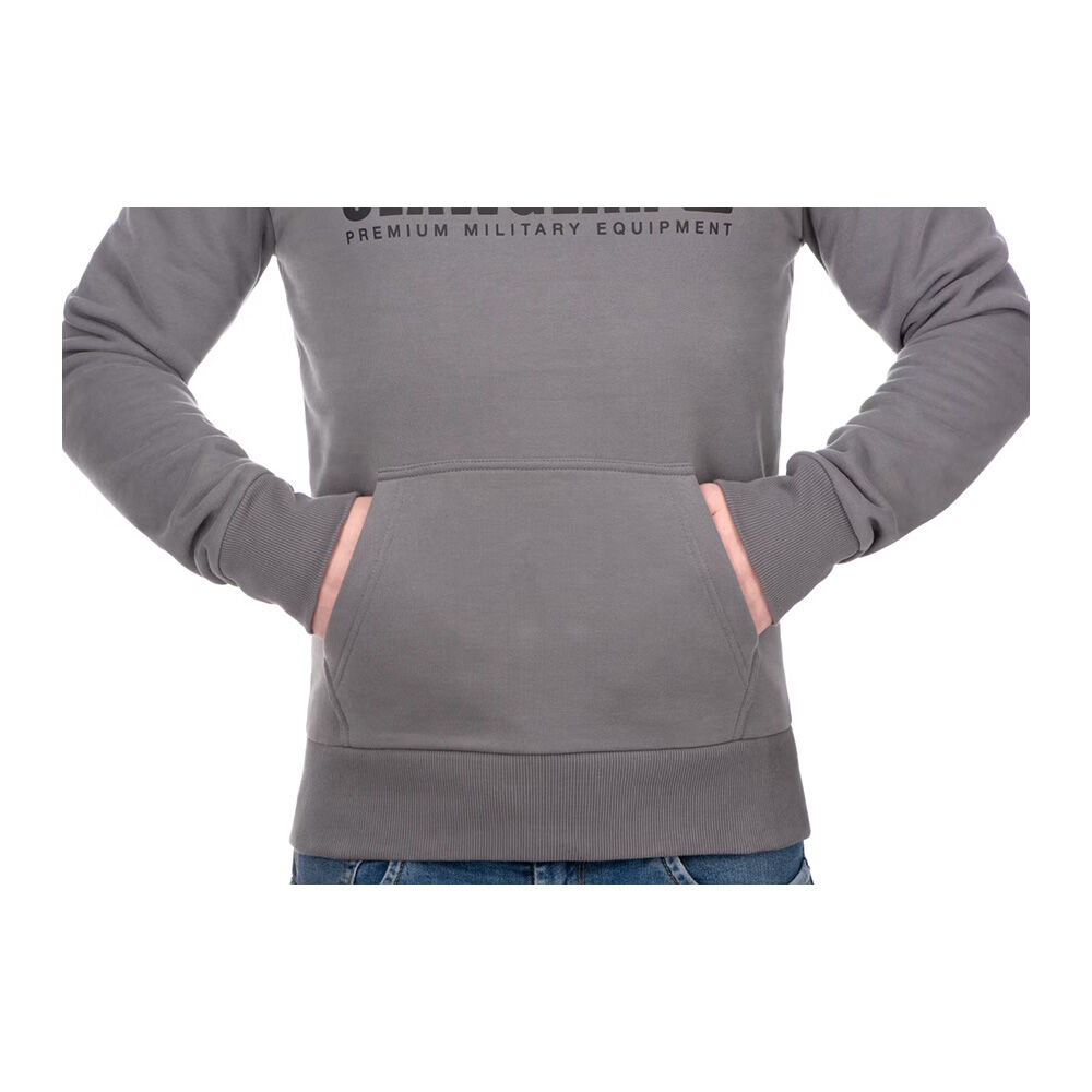 Clawgear Logo Hoodie Gre XL Wolf Grey Bild 3