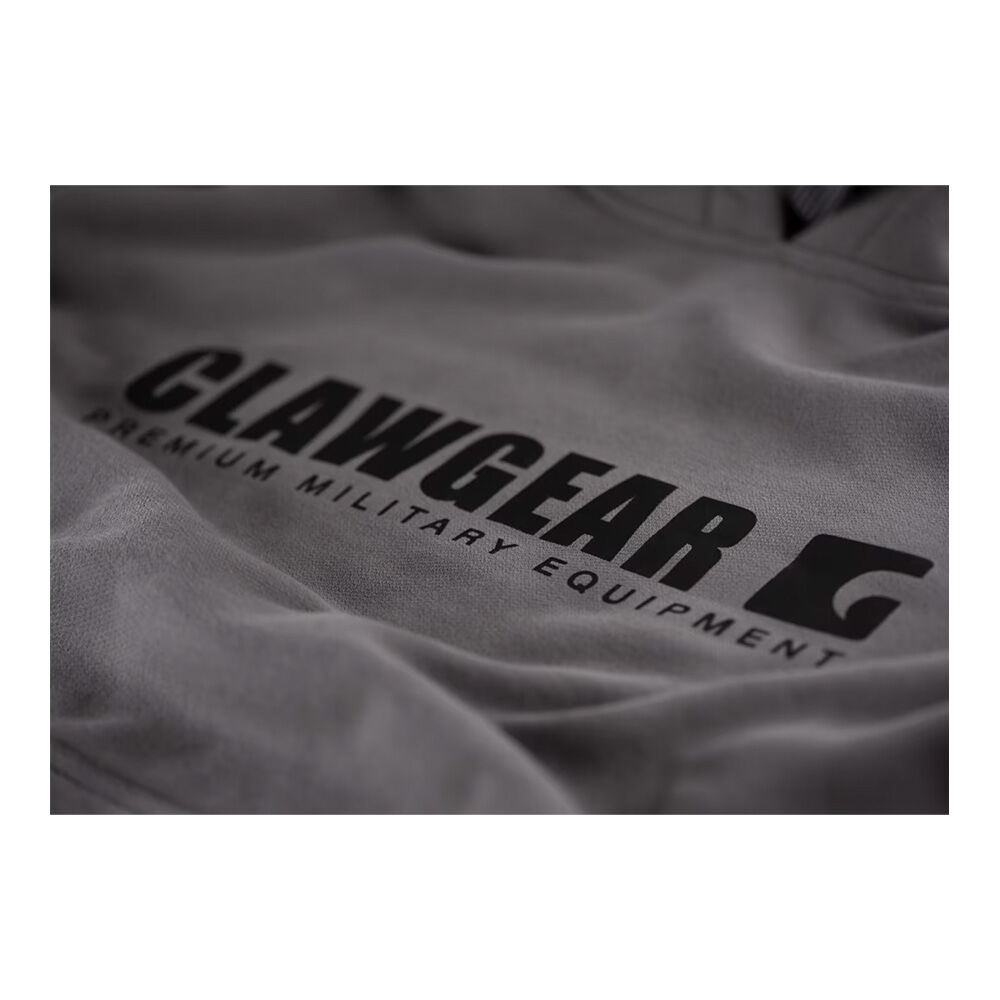 Clawgear Logo Hoodie Gre XL Wolf Grey Bild 4