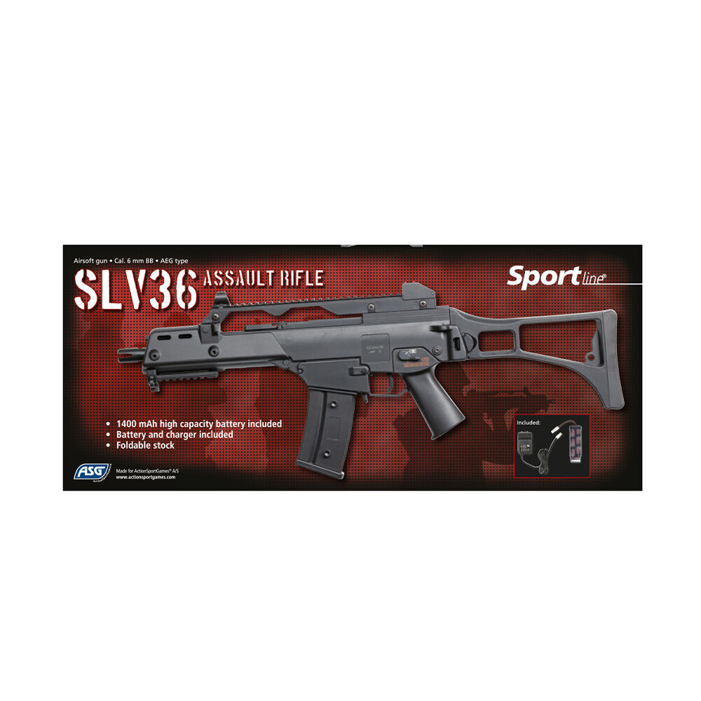 ASG SLV36 S-AEG Value Pack 6mm BB schwarz Bild 2