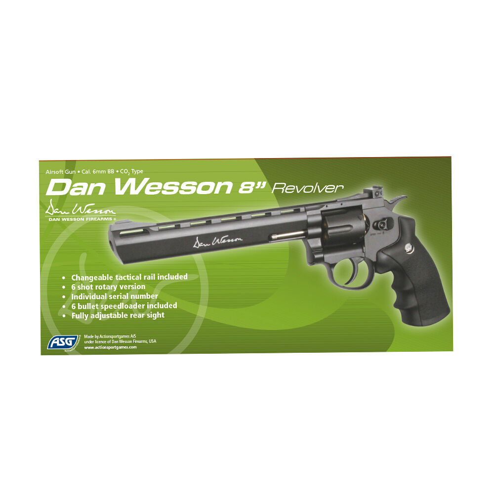 ASG Dan Wesson 8 Airsoft Revolver 6mm BB grau Bild 4