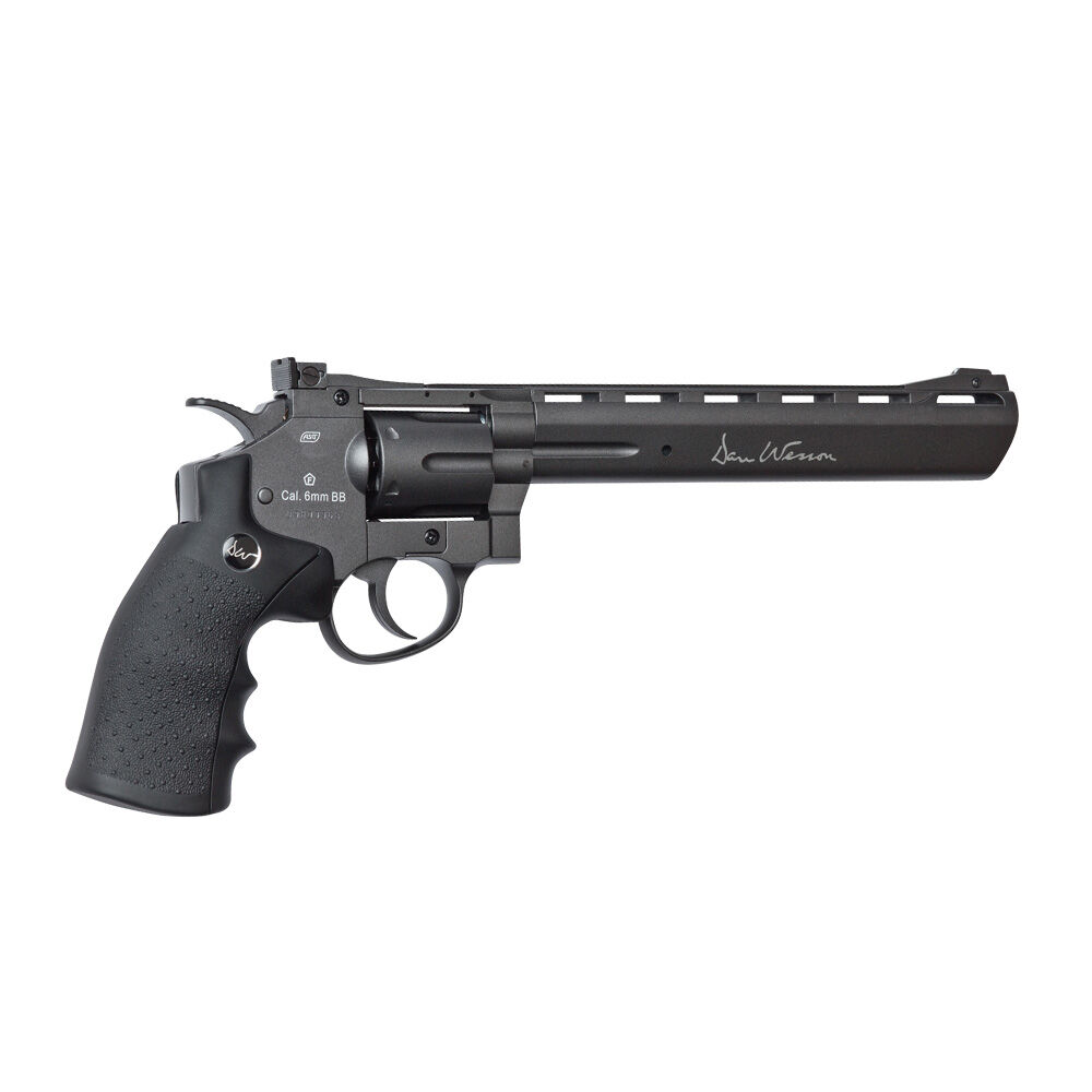 ASG Dan Wesson 8 Low Power Version Airsoft Revolver 6mm BB grau Bild 2
