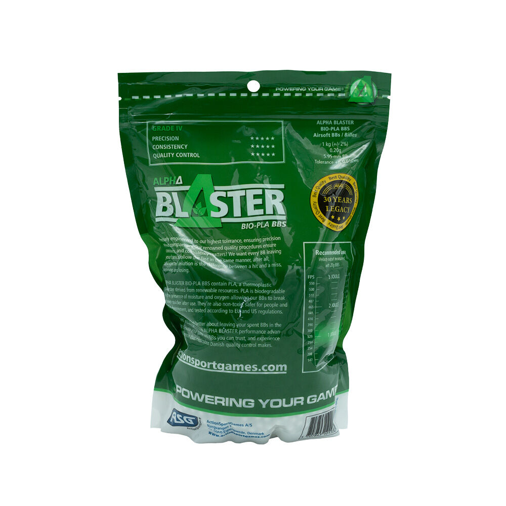 ASG Alpha Blaster Bio Airsoft BBs 0,20 g 6mm 1 kg Beutel Bild 2