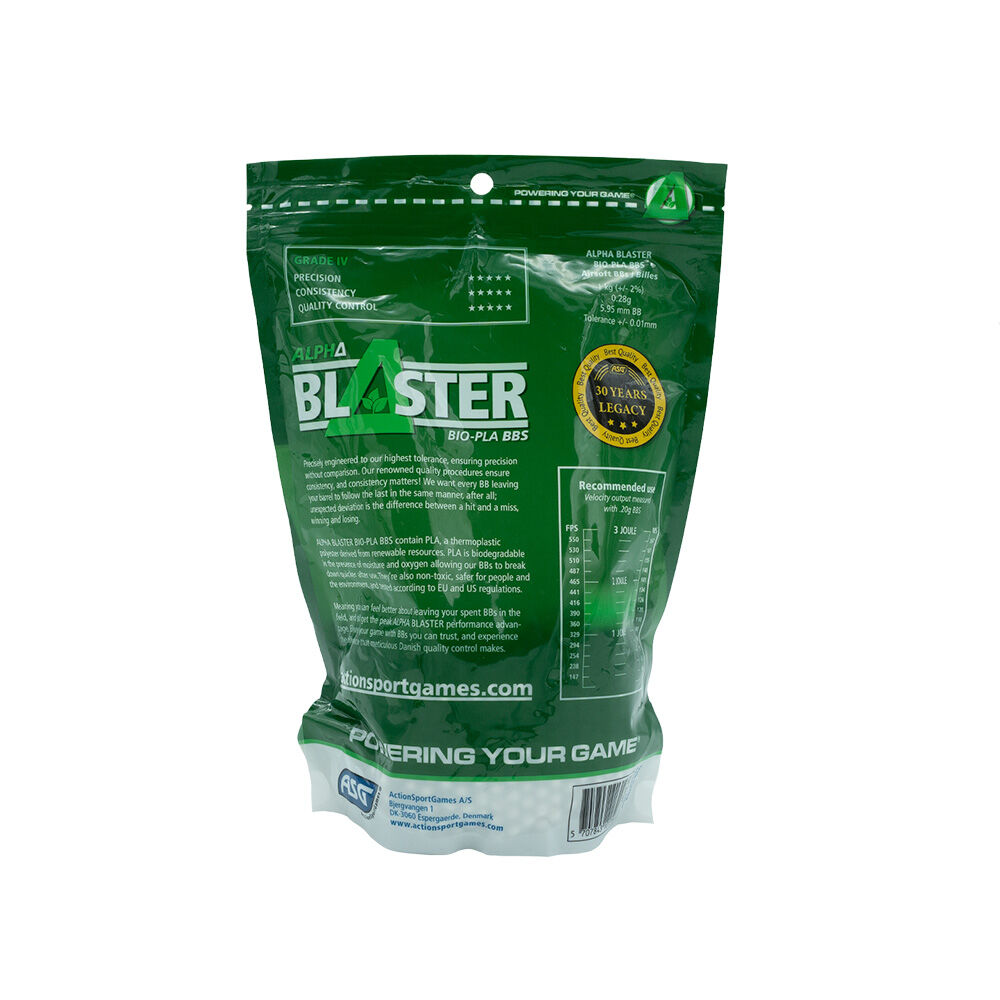 ASG Alpha Blaster Bio Airsoft BBs 0,28 g 6mm 1 kg Beutel Bild 2