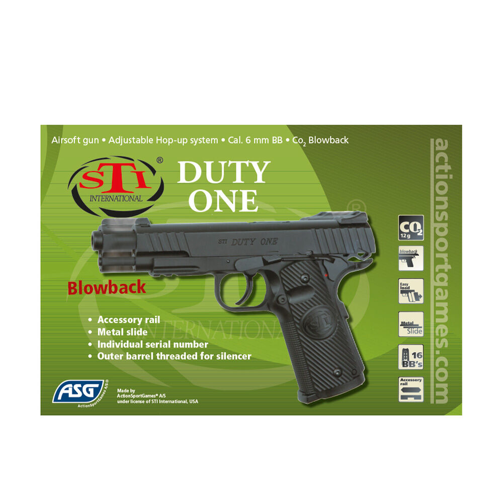 ASG STI Duty One Airsoft Pistole 6mm BB schwarz Bild 5