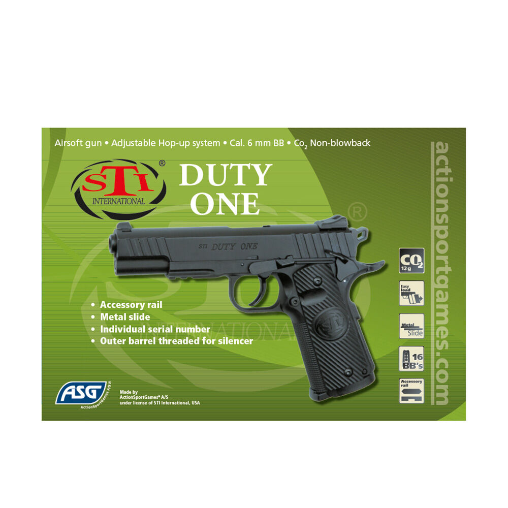 ASG STI Duty One NBB Airsoft Pistole 6mm BB schwarz Bild 5