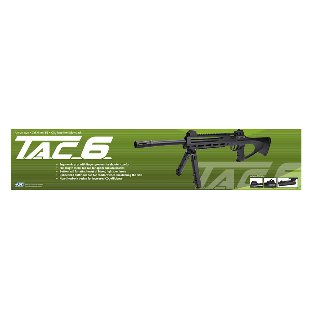 ASG TAC 6 Airsoft Gewehr 6mm BB Schwarz Bild 5