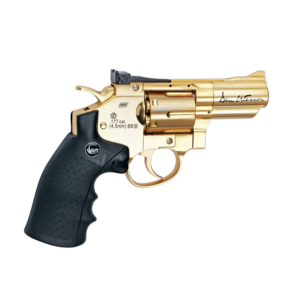 ASG Dan Wesson 2,5 Zoll CO2 Revolver 4,5mm BB Gold Bild 2