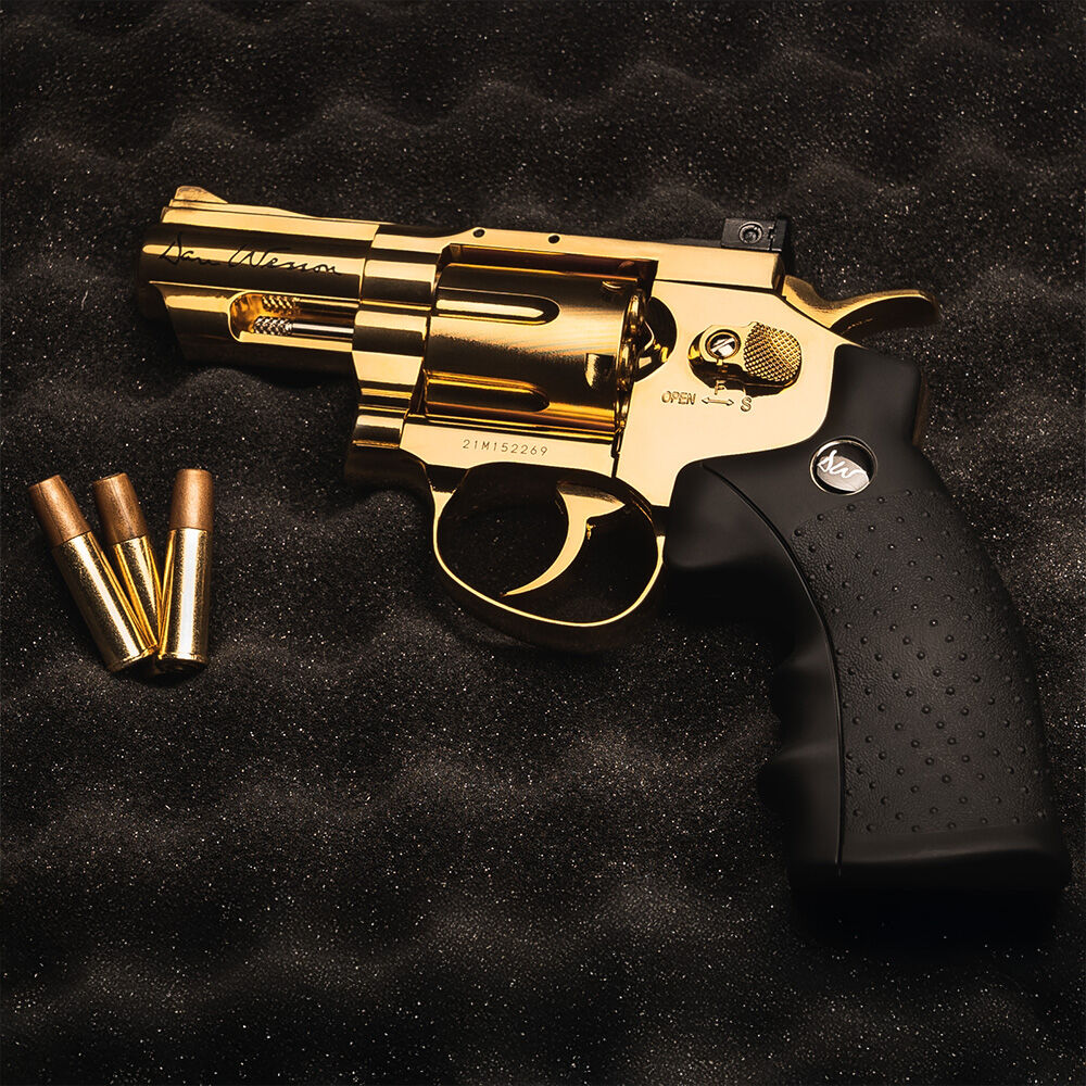 ASG Dan Wesson 2,5 Zoll CO2 Revolver 4,5mm BB Gold Bild 3