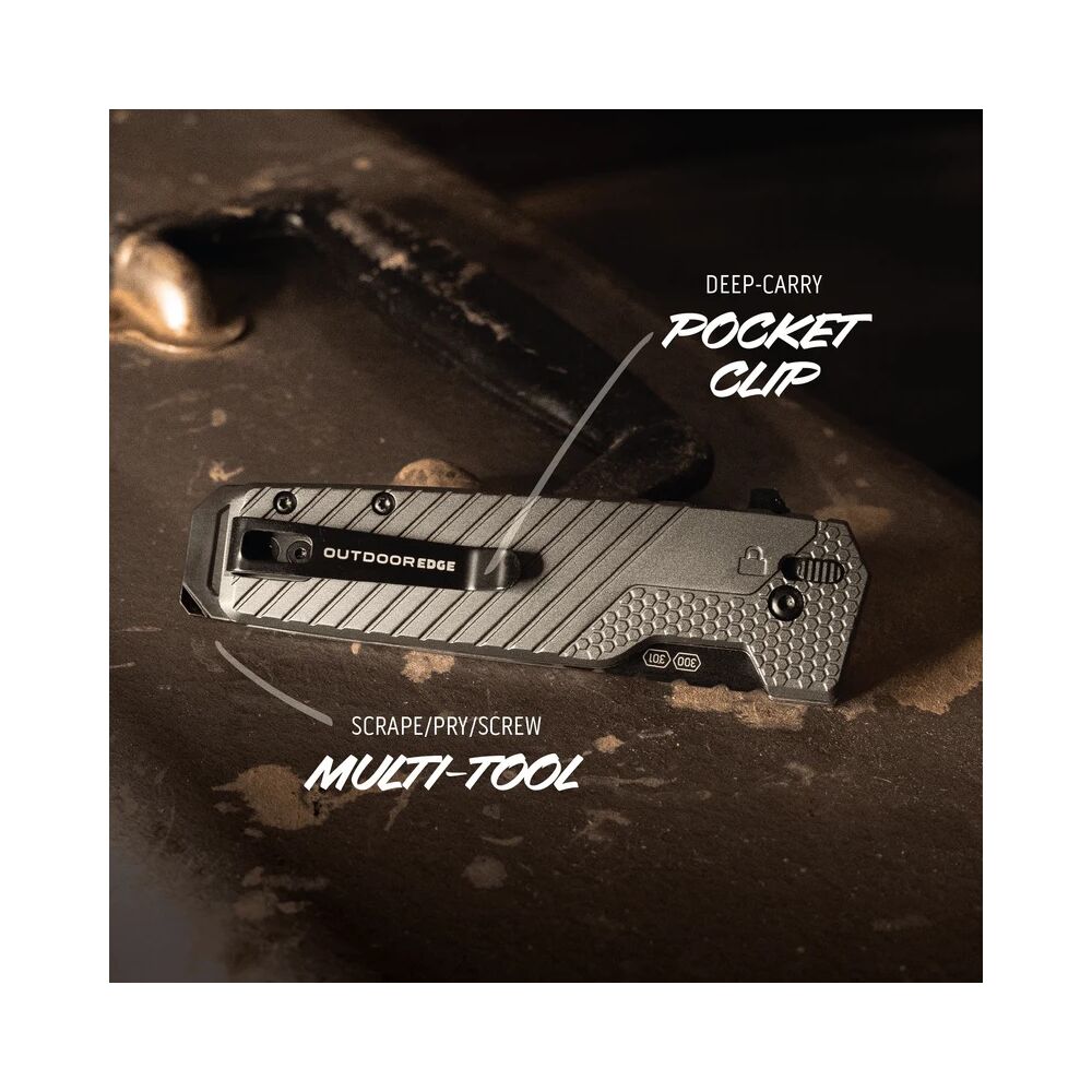 Outdoor Edge RAZOR XD4 Multifunktionsmesser mit Wechselklingen Gr�n eloxiert Bild 3