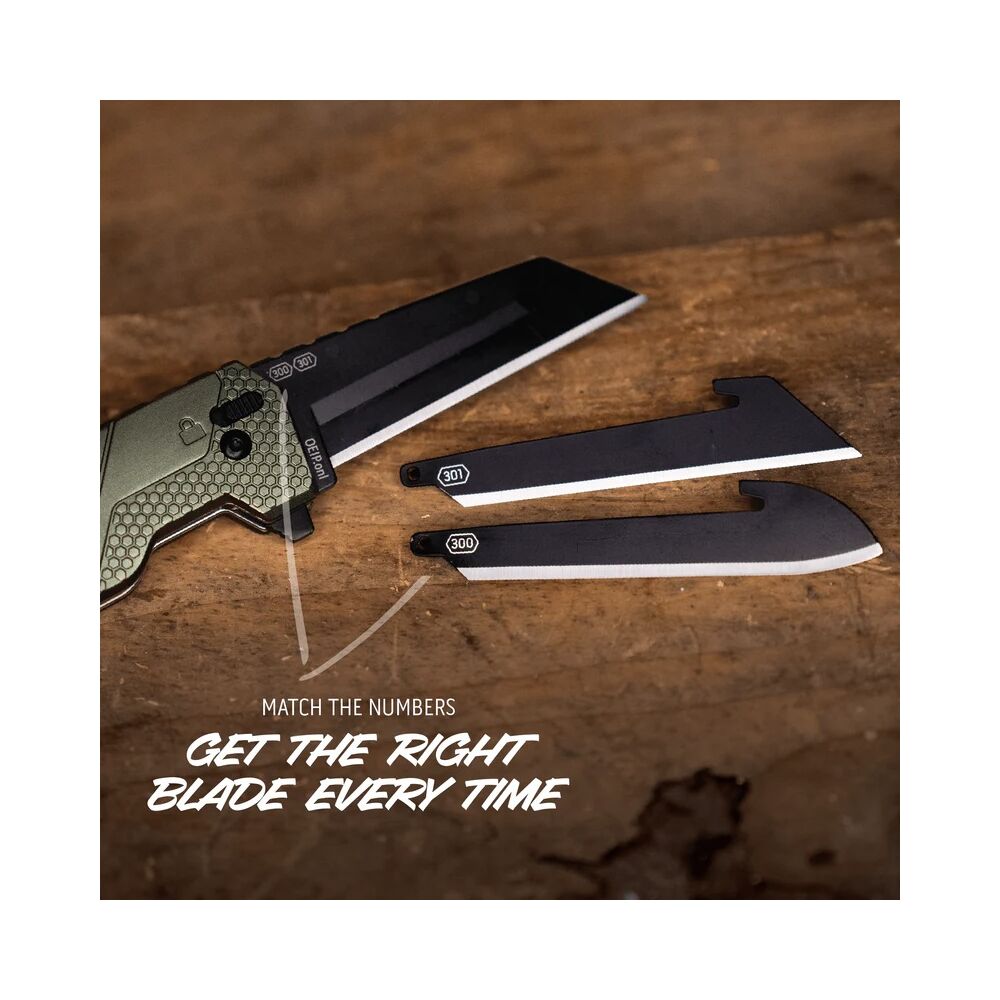 Outdoor Edge RAZOR XD4 Multifunktionsmesser mit Wechselklingen Gr�n eloxiert Bild 5