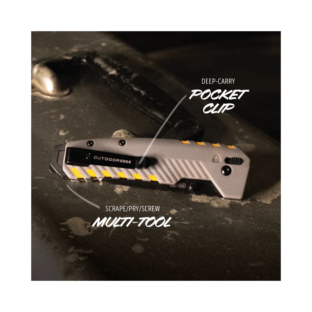 Outdoor Edge RAZOR XD2 Multifunktionsmesser mit Wechselklingen Grau Bild 3