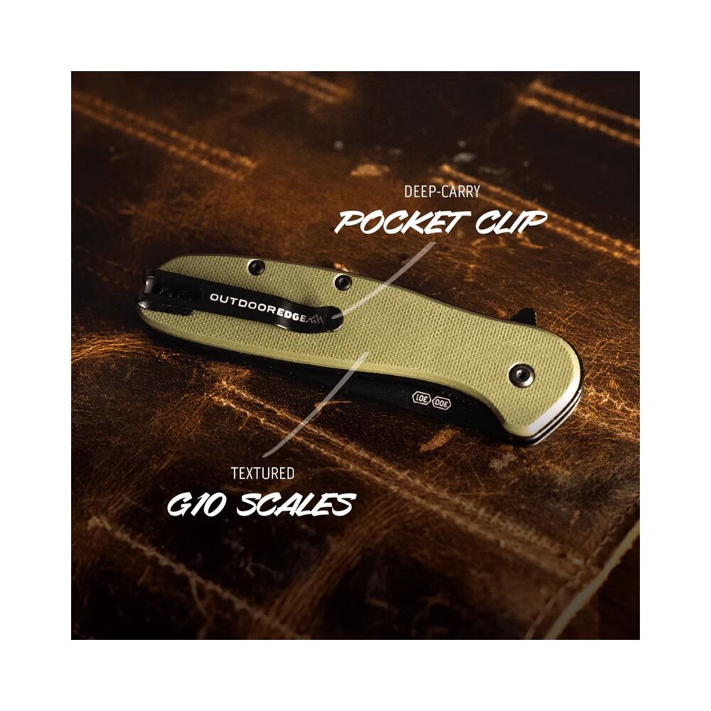 Outdoor Edge RAZOR VX2 Klappmesser mit Wechselklingen Gr�n Bild 4