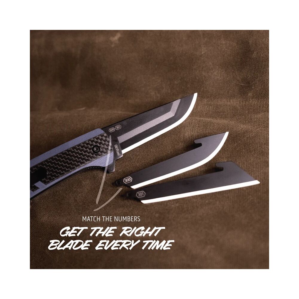 Outdoor Edge RAZOR VX4 Klappmesser mit Wechselklingen Blue/Carbon Bild 5