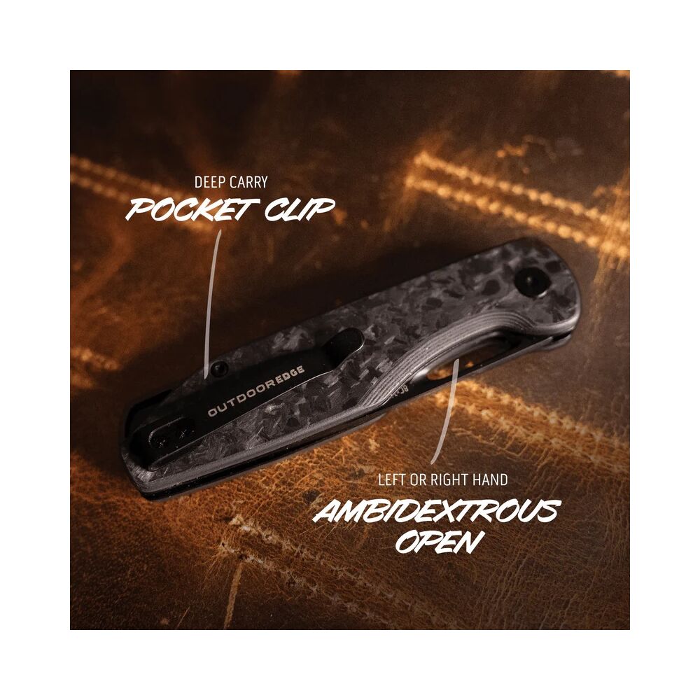 Outdoor Edge KAYTAN Klappmesser Carbon Bild 3