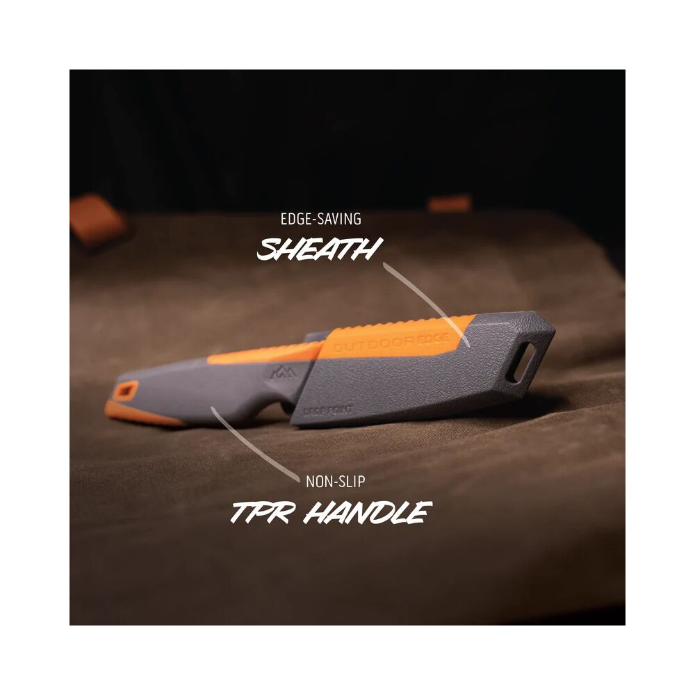 Outdoor Edge VANTEX Drop-Point Messer 3,5 mit Scheide Bild 3