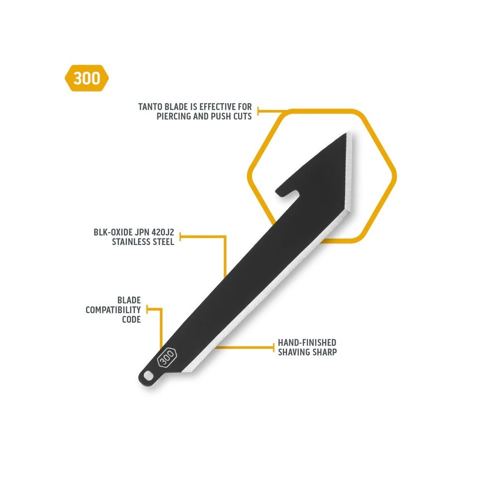 Outdoor Edge 3.0 Tanto Ersatzklingen-Set (6er-Pack) f�r RazorSafe Messer Bild 2