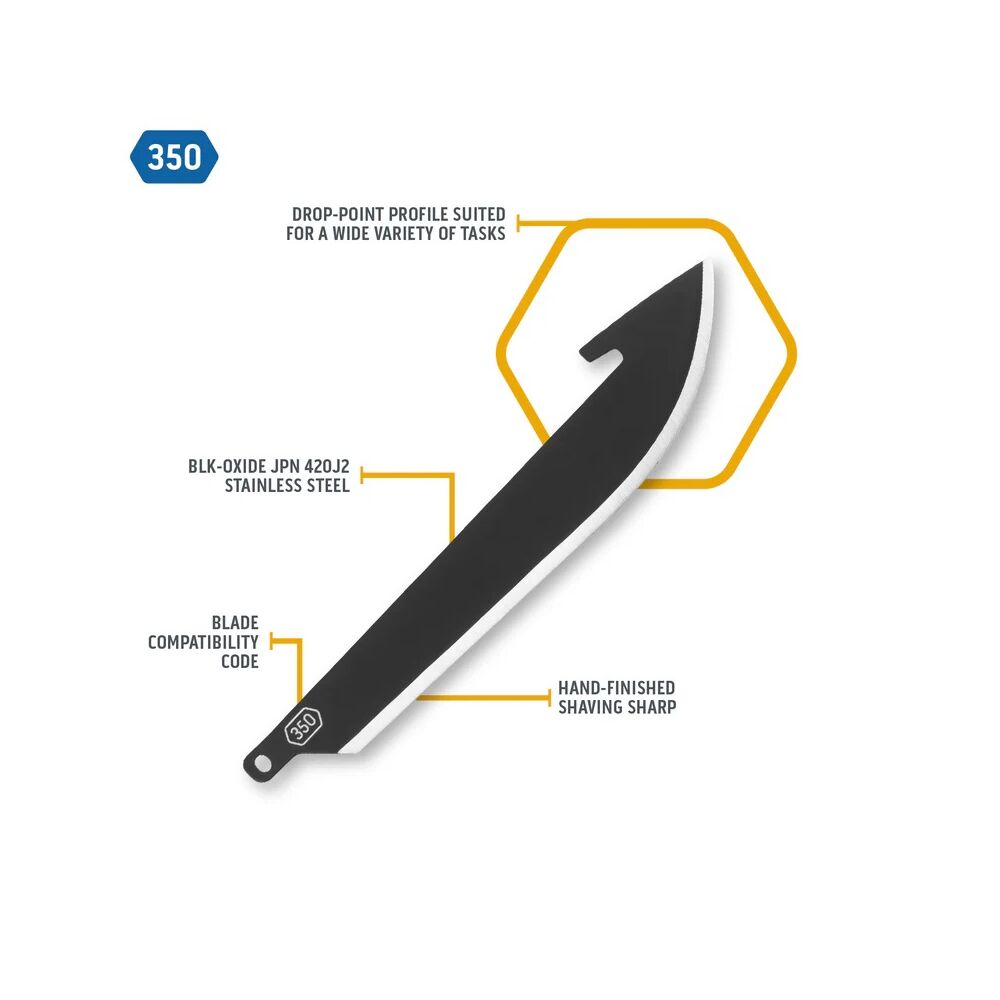 Outdoor Edge 3.5 Drop Point Ersatzklingen-Set (6er-Pack) f�r RazorSafe Messer Bild 2