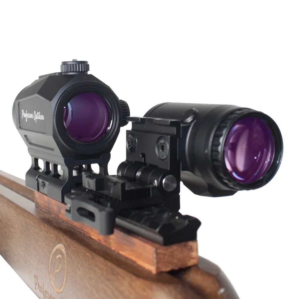 Professor Optiken Reflexvisir Tegernsee 3-fach Vergr��erungsobjekitv Klappmontage Bild 3
