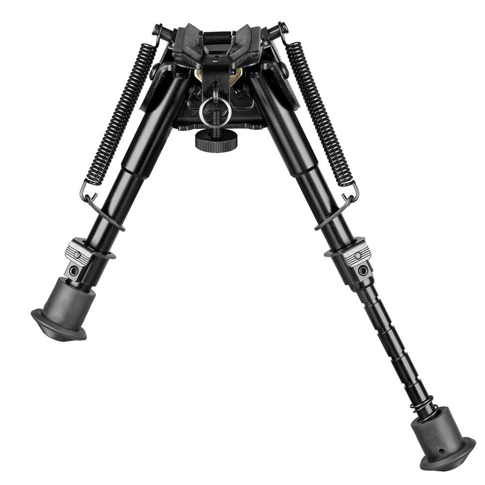 shoXx Zweibein Bipod 15-23cm Aluminium mit Schwenk-Basis schwarz Bild 2