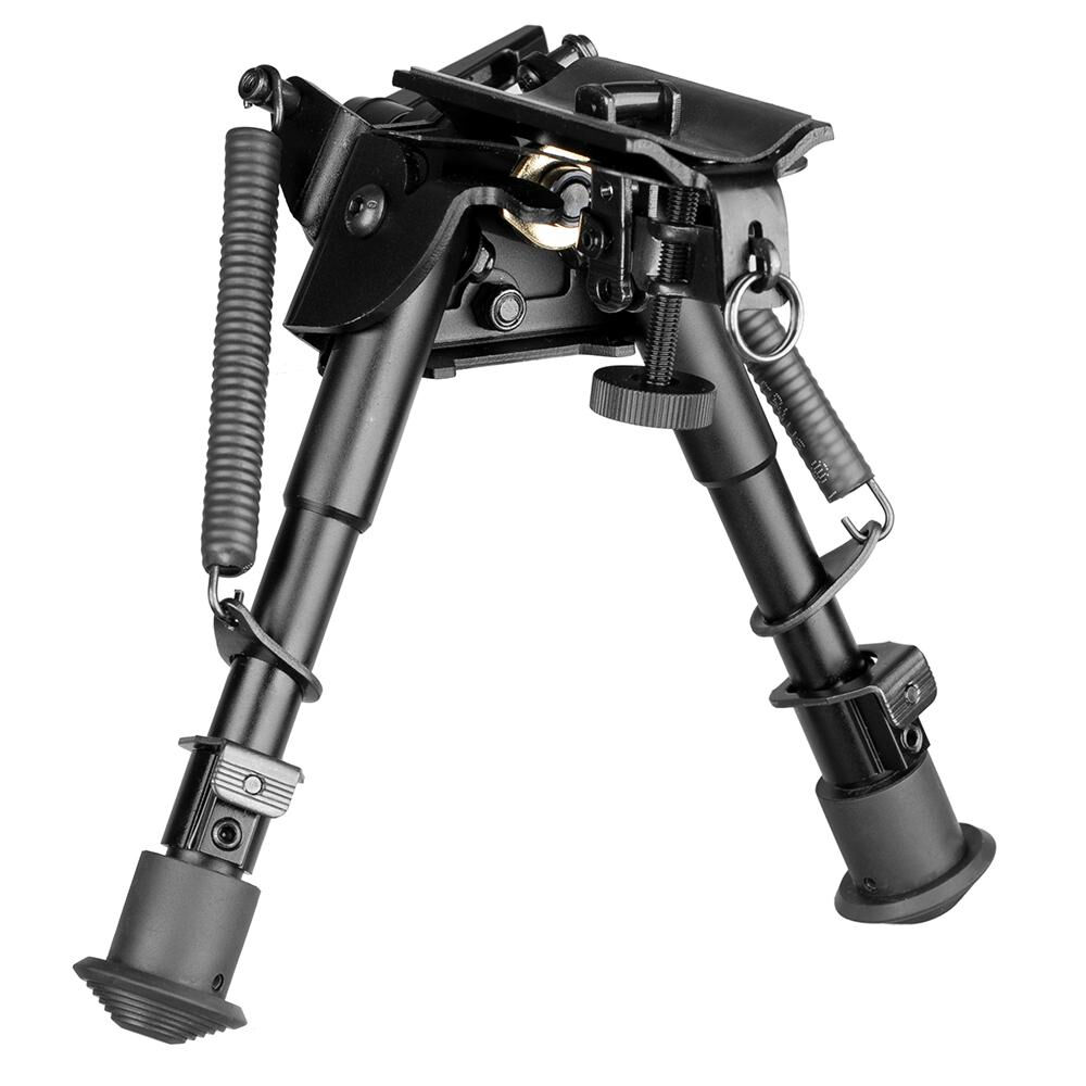 shoXx Zweibein Bipod 15-23cm Aluminium Schwenkbar Podloc schwarz Bild 4