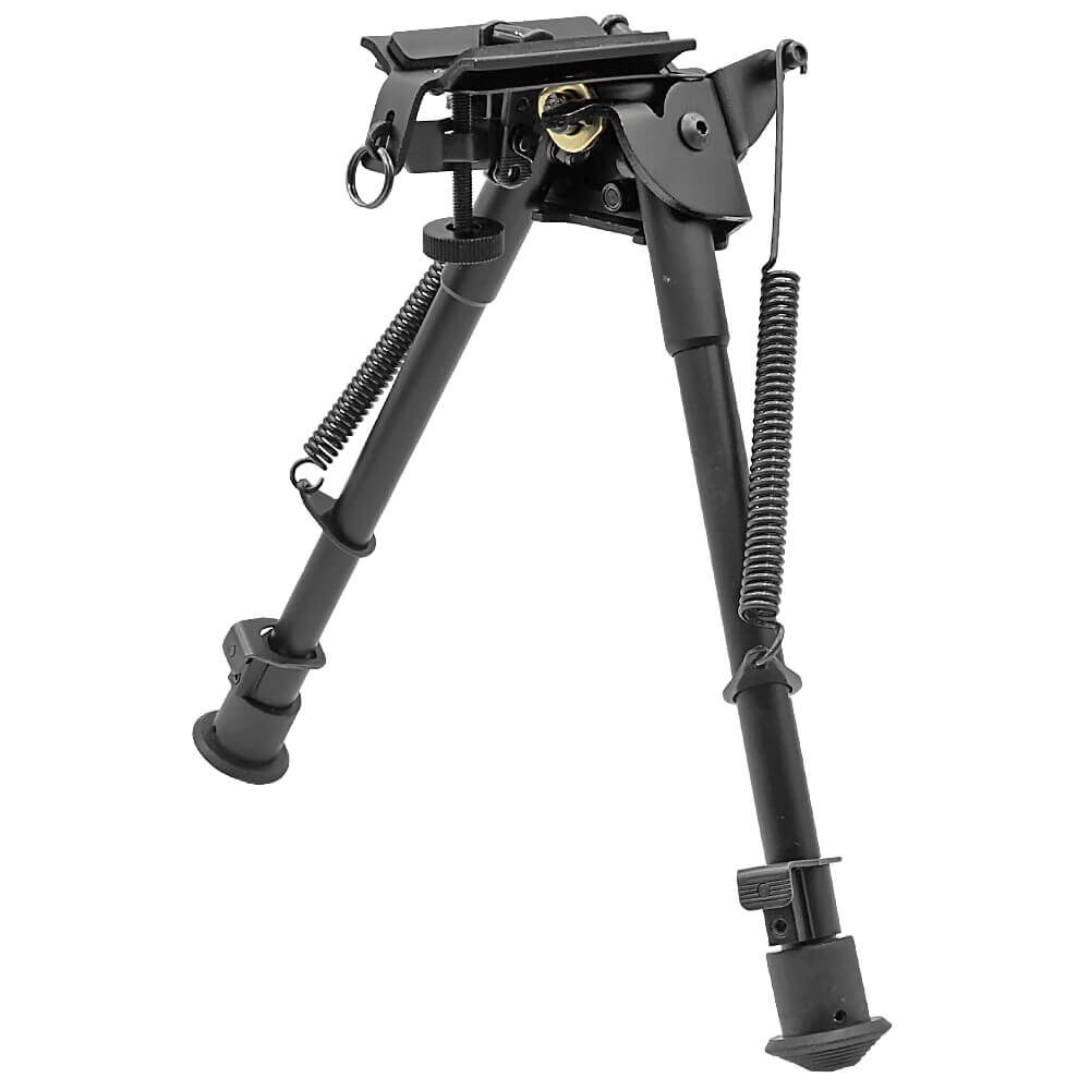 shoXx Zweibein Bipod 23-33cm Aluminium mit Schwenk-Basisl schwarz Bild 4