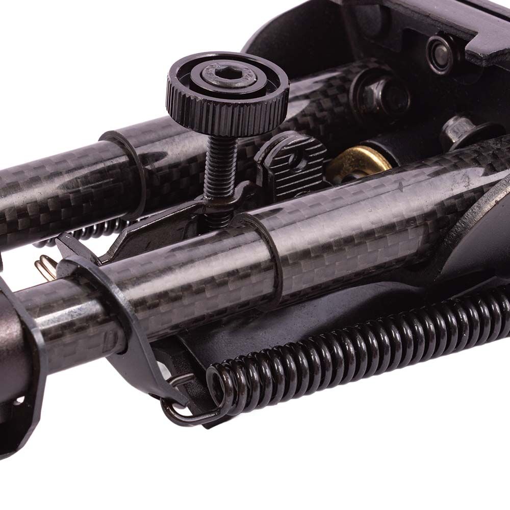 shoXx Zweibein Bipod 15-23cm Carbon Fiber mit Schwenk-Basis Bild 3