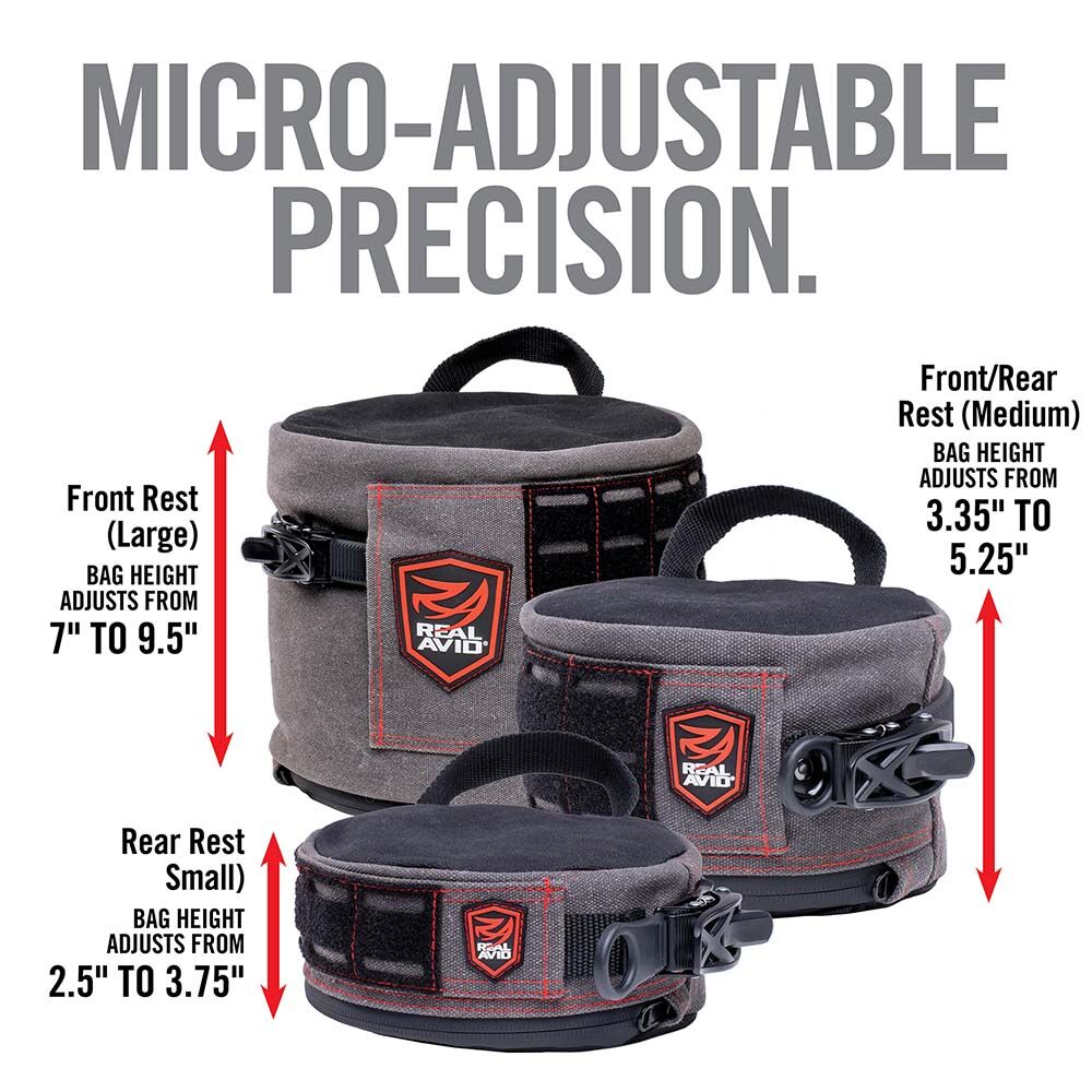 Real Avid Ratchet Rest Rear Rest (Small) H�henverstellbarer Schie�sack Bild 5